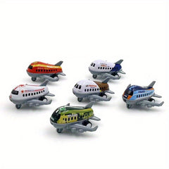 Alloy Pull back Simulation Passenger Aircraft Toy