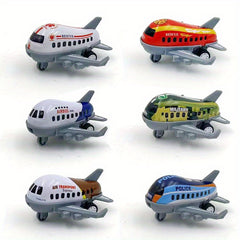 Alloy Pull back Simulation Passenger Aircraft Toy
