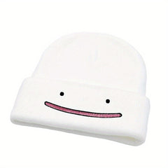 MP2MINGPIN Cartoon Beanie Hat Embroidered Knitted Hat Hip Hop Hat