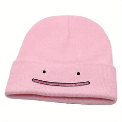 MP2MINGPIN Cartoon Beanie Hat Embroidered Knitted Hat Hip Hop Hat