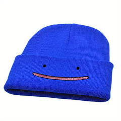 MP2MINGPIN Cartoon Beanie Hat Embroidered Knitted Hat Hip Hop Hat