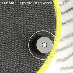 Fabric Wooden Stool Non-Slip for Living Room Shoe Stool Entryway Stackable