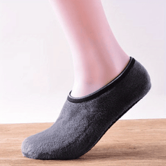 Thick Yoga Socks Low Cut Non Slip Fuzzy Socks For Fall & Winter