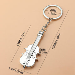 Guitar Mic Keychain Pendant Small Gift
