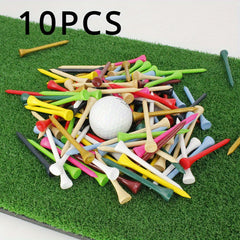 10pcs Wooden Golf Ball Nails Environmentally Friendly Golf Course Supplies