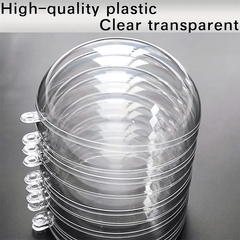5pcs Large Christmas Acrylic Ball Transparent Plastic Ball