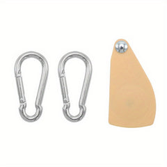 2pcs Outdoor Rope Pulley Adjuster Metal Lifting Hook