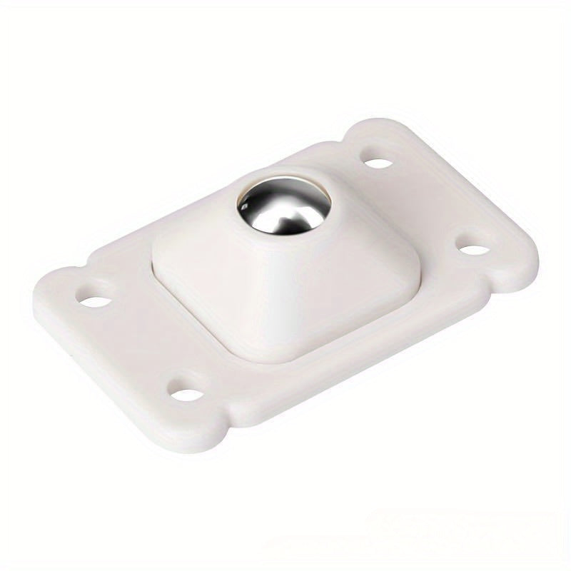 8pcs Sticky Plastic Spinner Wheels Small Sliding Wheels Shelf Pulley Accessories