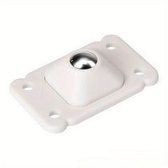 8pcs Sticky Plastic Spinner Wheels Small Sliding Wheels Shelf Pulley Accessories