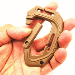 5pcs Outdoor Mountaineering Buckle for Backpacking Hiking Camping