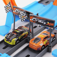 Metal Racing Car Track Toy Set - Endless Racing Fun!