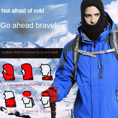 Winter Warm Neck Gaiter Mask Hat for Outdoor Activities
