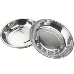 Stainless Steel Camping Plates Set Portable Picnic Tableware 5/10pcs Ramadan