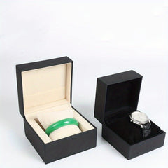 Leather Watch Box With Velvet Pad Watch Display Box