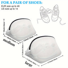 Shoe & Sneaker Mesh Laundry Bag with Zipper
