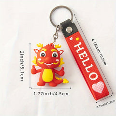 Year Dragon Keychain Pendant Car Key Chain Keyring