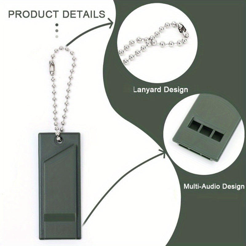 High Decibel Outdoor Survival Whistle Essential for Emergency Situations