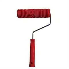 Rubber Wood Grain Paint Roller DIY Texture Pigment Wall Painting With Handle
