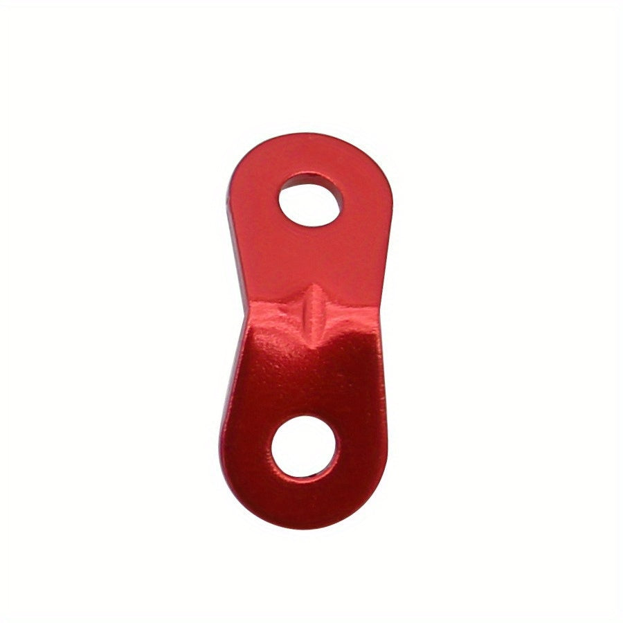 20pcs Aluminum Umbrella Rope Buckle Camping Tent Wind Rope Double Eye Fixed Buck