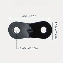 20pcs Aluminum Umbrella Rope Buckle Camping Tent Wind Rope Double Eye Fixed Buck