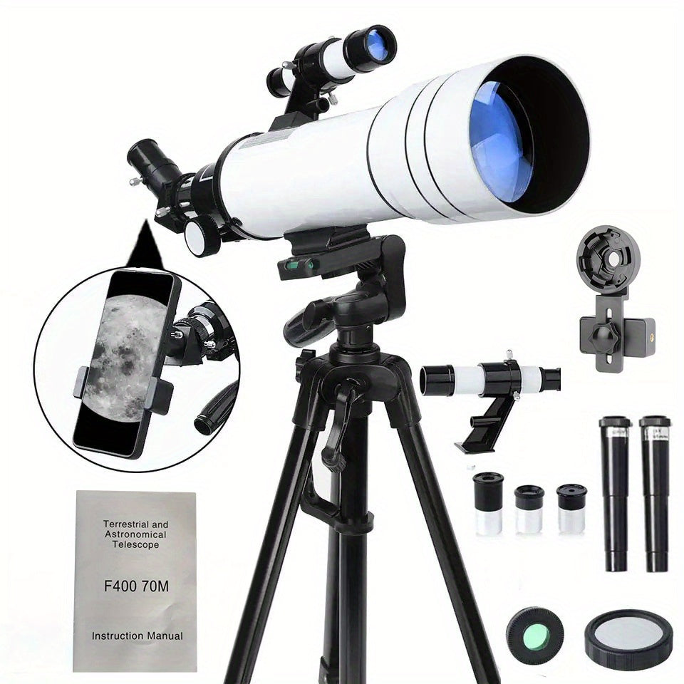 Astronomical Telescope F40070 for Outdoor Camping and Sightseeing