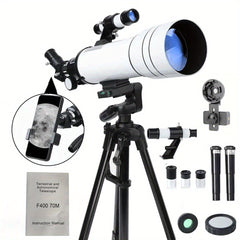 Astronomical Telescope F40070 for Outdoor Camping and Sightseeing
