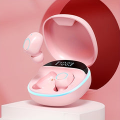 Mini In Ear Wireless Earphones HD Digital Screen Gaming Headphones