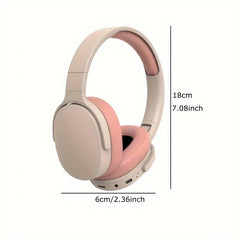 Wireless Headphones Stereo noise Cancelling foldable Headphones Ear Cushions
