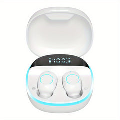 Mini In Ear Wireless Earphones HD Digital Screen Gaming Headphones