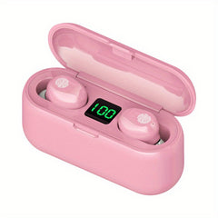 Wireless Headphones Power Display Emergency Noise Canceling IPX7 Waterproof