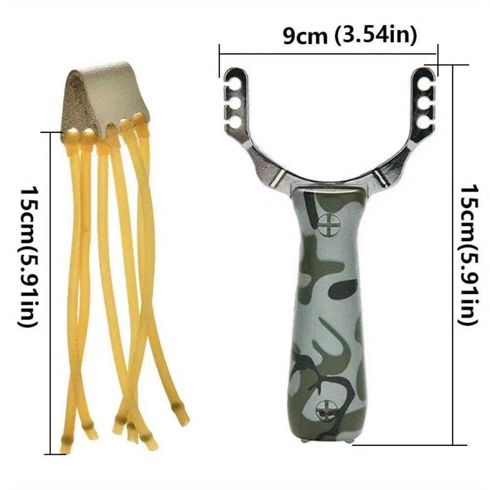 Professional Outdoor Slingshot Aluminum Alloy Camouflage Toy