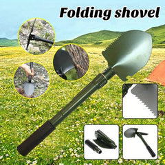 Portable Folding Shovel Durable Metal Shovel