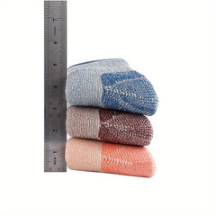 3-pack Men's Warm Crew Socks for Winter Outdoor Activities