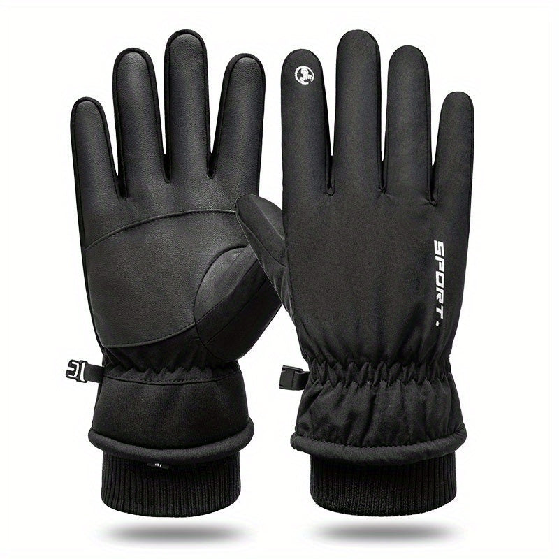 Men's Winter Touch Screen Waterproof Ski Gloves