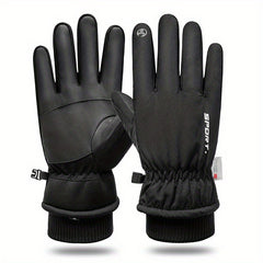 Men's Winter Touch Screen Waterproof Ski Gloves