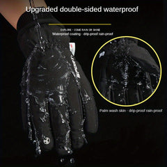 Men's Winter Touch Screen Waterproof Ski Gloves