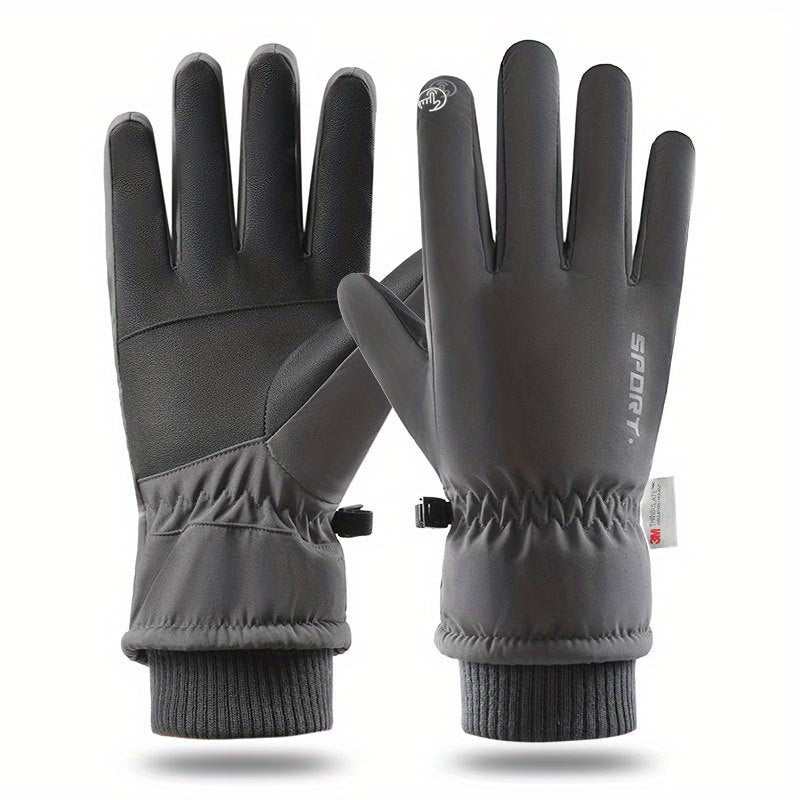 Men's Winter Touch Screen Waterproof Ski Gloves