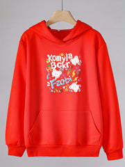 Girls Cartoon Bears Hoodie Kids Pullover Long Sleeve Top