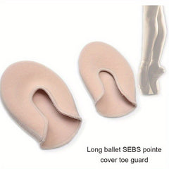 Washable Ballet Dance Shoe Toe Pads Reusable Toe Covers