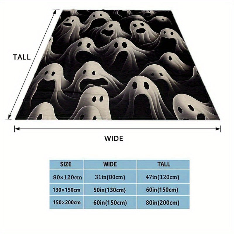 Soul Pattern Portable Camping Thin Blanket Flannel Warm Throw Blanket