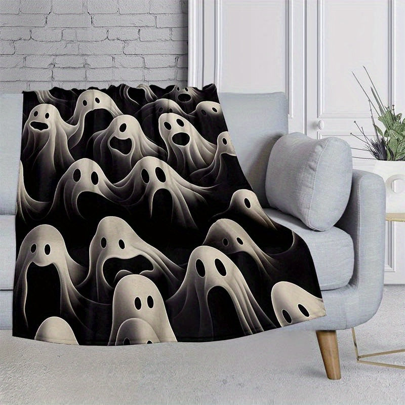 Soul Pattern Portable Camping Thin Blanket Flannel Warm Throw Blanket