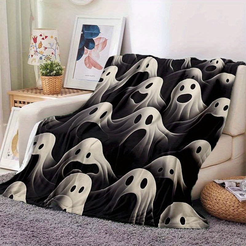 Soul Pattern Portable Camping Thin Blanket Flannel Warm Throw Blanket