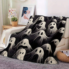 Soul Pattern Portable Camping Thin Blanket Flannel Warm Throw Blanket