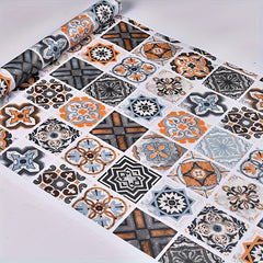 Vintage Boho Pattern Floor Stickers