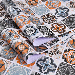 Vintage Boho Pattern Floor Stickers