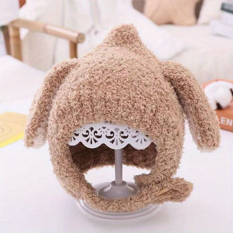 Baby Cartoon Plush Ear Protection Warm Hat