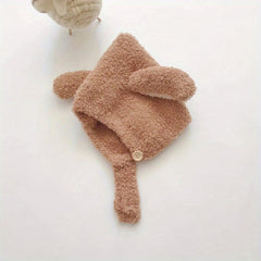 Baby Cartoon Plush Ear Protection Warm Hat