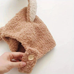 Baby Cartoon Plush Ear Protection Warm Hat
