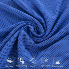 4pcs Soft Breathable Cooling Sports Towel 40 x 12 Quick Drying Microfiber Towel