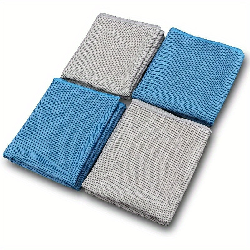 4pcs Soft Breathable Cooling Sports Towel 40 x 12 Quick Drying Microfiber Towel